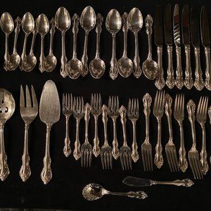 REGENCE  by Retroneu Stainless Flatware  Setting for 8 Plus 6 additonal